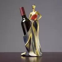 美帮汇美女创意客厅酒柜性感人体红酒架摆件家居装饰品工艺品办公室摆设