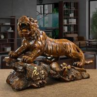 美帮汇老虎摆件十二生肖家居办公室工艺装饰品开业乔迁生日