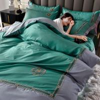 美帮汇款冰丝四件套北欧式丝滑春夏水洗真丝绸床单被套床上用品