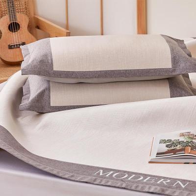 美帮汇夏季冰丝凉席三件套1.8m床席子1.5米可水洗折叠夏凉席1.2空调软席