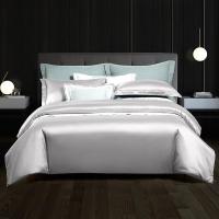 美帮汇家纺全棉四件套100支长绒棉床上用品匹马棉被套床单星级酒店