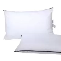 美帮汇床上用品枕芯单人枕枕头全棉面料羽丝绒枕一米阳光74*48CM