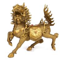 美帮汇铜摆件大号一对铜火寓意家居工艺品