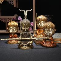 美帮汇齐天大圣摆件 金箍棒铜孙悟空佛像像办公室汽车车载摆件