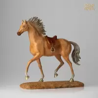 美帮汇全铜摆件《阿拉伯神驹》铜工艺品 家居饰品 客厅摆件