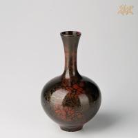 美帮汇全铜摆件《高冈铜器之斑鳩》铜工艺品 家居饰品花瓶