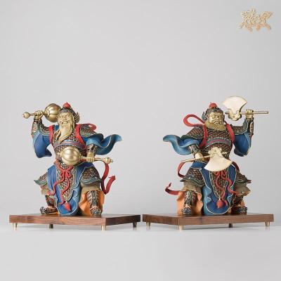 美帮汇全铜摆件 《神之二(彩绘版)》家居饰品 铜工艺品