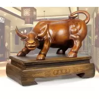 美帮汇特大华尔街牛工艺品摆件公司开业礼品办公室摆设炒股牛势十二生肖