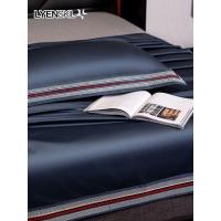 美帮汇100支长绒棉床单全棉全棉贡缎色欧式双人1.8米2.0m单件被单