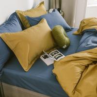 美帮汇款色简约四件套全棉全棉北欧床上用品床单被套4三件套