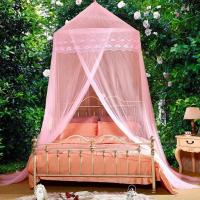 美帮汇圆顶吊顶110CM直径 母子床 上下床大圆床 公主蚊帐 圆梦B