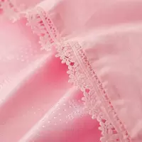 美帮汇家纺婚庆六件套大红床单被套结婚喜庆西式粉色少女系床上用品
