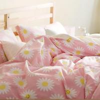 美帮汇四件套全棉全棉单双人宿舍床上三件套1.5/1.8m被套床单床笠