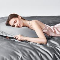 美帮汇床单单件全棉100支匹马棉色贡缎单人双人1.5米全棉被单三件套