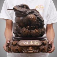 美帮汇三足金蟾摆件金蟾蜍摆设金蝉蟾蜍装饰工艺品创意公司开业礼品