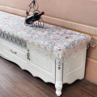 美帮汇欧式电视柜桌布蕾丝布艺长方形客厅梳妆台鞋柜长条桌布防尘盖巾罩