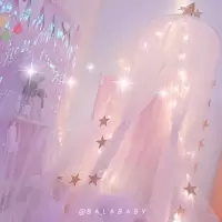 美帮汇床幔北欧公主风吊顶帐篷纱帐少女心卧室床头蚊帐挂儿童房装饰