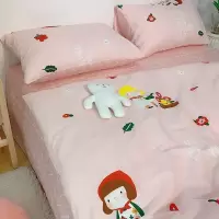 美帮汇全棉四件套全棉100床上四件套少女心公主风床上用品