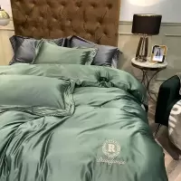 美帮汇款水洗天丝冰丝床上用品四件套春夏季欧式丝滑被套床单三件套