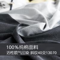 美帮汇全棉被套单件1.5m200230单双人北欧风100全棉男女学生宿舍被罩