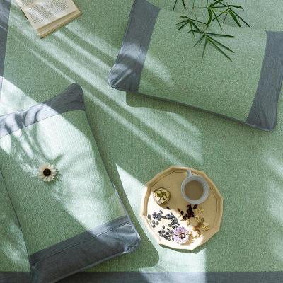 美帮汇冰丝凉席三件套1.8m床藤席可折叠单双人空调席夏季1.5米席子