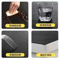 美帮汇无味皮革桌布现代轻奢防水防油防烫免洗北欧pvc茶几桌垫餐桌垫厚