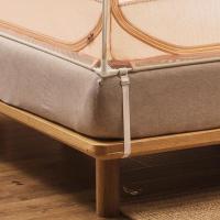 美帮汇支架拉链蚊帐三开防摔儿童加密加厚1.5m1.8米床单双人家用2