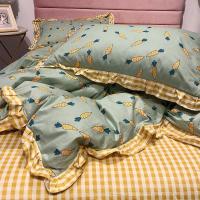 美帮汇风全棉四件套100全棉单双人学生宿舍被套床单四件套床上用品