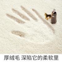 美帮汇简约卧室床边满铺长条地毯家用客厅茶几毯儿童房榻榻米地垫