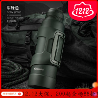 美帮汇保温杯大容量保温壶男女316不锈钢茶杯户外便携真空水杯子 绿色