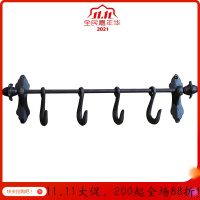 美帮汇铸铁装饰挂钩壁挂墙钩 复古铁艺酒吧咖啡馆橱窗搭配造景