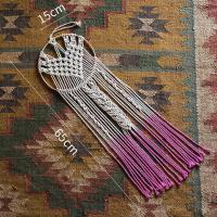 美帮汇手工艺术流苏挂毯波西米亚INS北欧墙面壁饰民宿装饰 A款