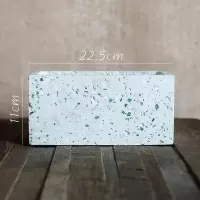 美帮汇水磨石混凝土 花盆花器 几何形体自由组合 创意设计艺术 G(底无孔,需打孔请备注) 大