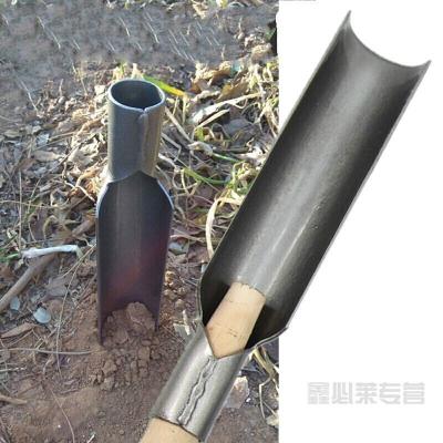 汐岩洛阳铲土铲农用铲头探铲取土器挖洞铲电线杆打桩禁止盗墓考古工具 精铲头(单铲头)