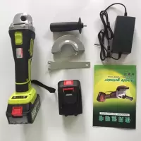 汐岩角磨机改装电链锯手磨机转电链锯 伐木锯 磨光机改手持电锯 电链锯 无刷10000毫安大容量角磨机(两电一充)