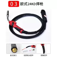 汐岩二氧化碳气保焊 200A/350A/500A/15AK/24KD 便携式 焊液化气 焊机配件欧式 24KD3米