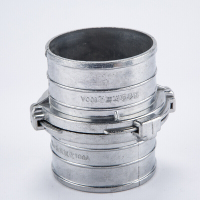 汐岩1/2/3/4/5/6/8寸快速活铝合金通用2爪加厚铝接头扣配件水带 4寸2爪接头(100mm)