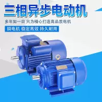 汐岩三相异步电动机380v 单相电机220v小型两相7.5kw1.5千瓦调速马达 三相3KW-2/2800转