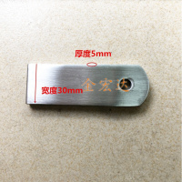 汐岩304不锈钢玻璃栏杆夹扶手立柱配件楼梯固定件连接单挂双挂耳片 201单挂80mm单片无螺丝