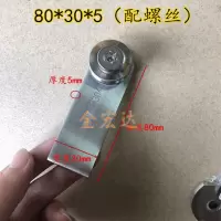 汐岩304不锈钢玻璃栏杆夹扶手立柱配件楼梯固定件连接单挂双挂耳片 304单挂80mm(配螺丝)