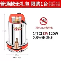 汐岩直流潜水泵水泵家用抽水12v24v480v小型电瓶车抽水泵农用 12V1寸2.5米电线(限1台)无礼包