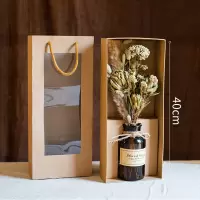 美帮汇干花花束礼盒套装饰摆件客厅茶几餐桌摆设情人节 天然干花套装(C) 干花包
