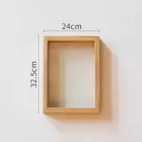 美帮汇实木创意植物标本相框立体照片墙现代简约画框摆台免打孔INS 32.5*24*5cm 其他尺寸