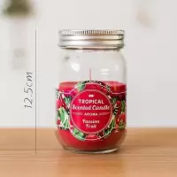 美帮汇热带水果系列蜡烛 香薰杯蜡罐头蜡 装饰风情艺术 百香果罐头(大)