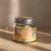 美帮汇热带水果系列蜡烛 香薰杯蜡罐头蜡 装饰风情艺术 菠萝芒果罐头(小)