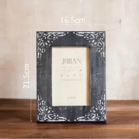 美帮汇印度牛角牛骨相框 手工艺术摆件桌面装饰 样板间 印度进口骨制相框(角花4*6“) 其他尺寸