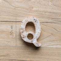 美帮汇原木装饰字母 白桦木树皮摆件墙饰 道具DIY北欧ZAKKA 桦Q