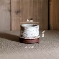 美帮汇复古怀旧几何陶瓷花瓶花器花盆花插装饰摆件创意组合艺术 复古陶瓶(D)底部有孔