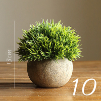 美帮汇仿真树球盆景 咖盆 绿植盆栽 花球球桌面餐桌装饰品 10