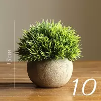 美帮汇仿真树球盆景 咖盆 绿植盆栽 花球球桌面餐桌装饰品 10